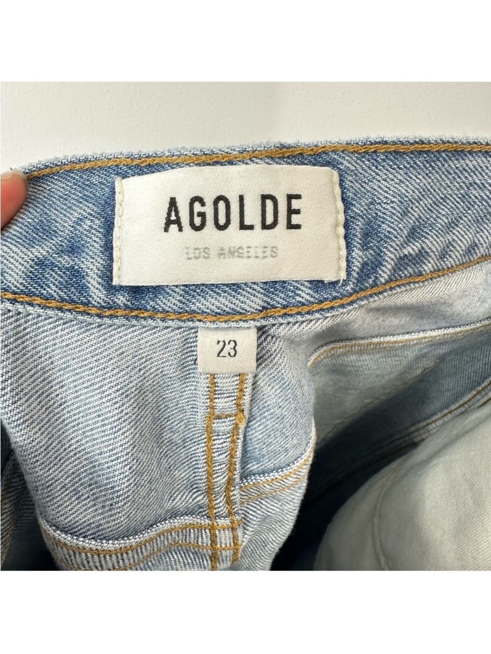 Agolde pinch waist high rise kick jean